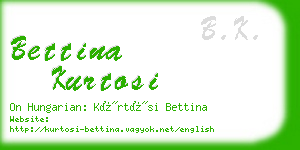 bettina kurtosi business card